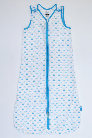 Parental Instinct White & Blue Summer Sleep Sack Unisex 18 months to 3 years