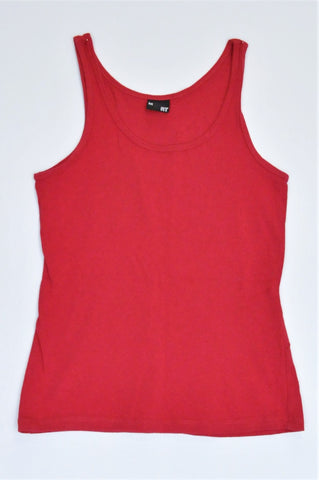 Mr. Price Red Basic Tank Top Women Size M