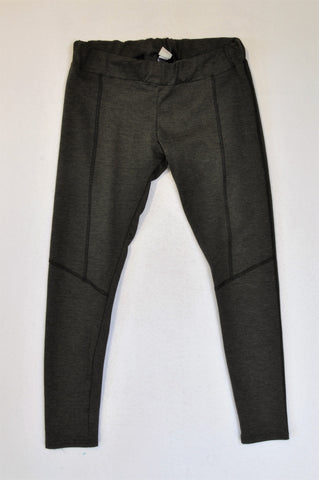 Baby On Board Grey Stitch Maternity Leggings Size 32