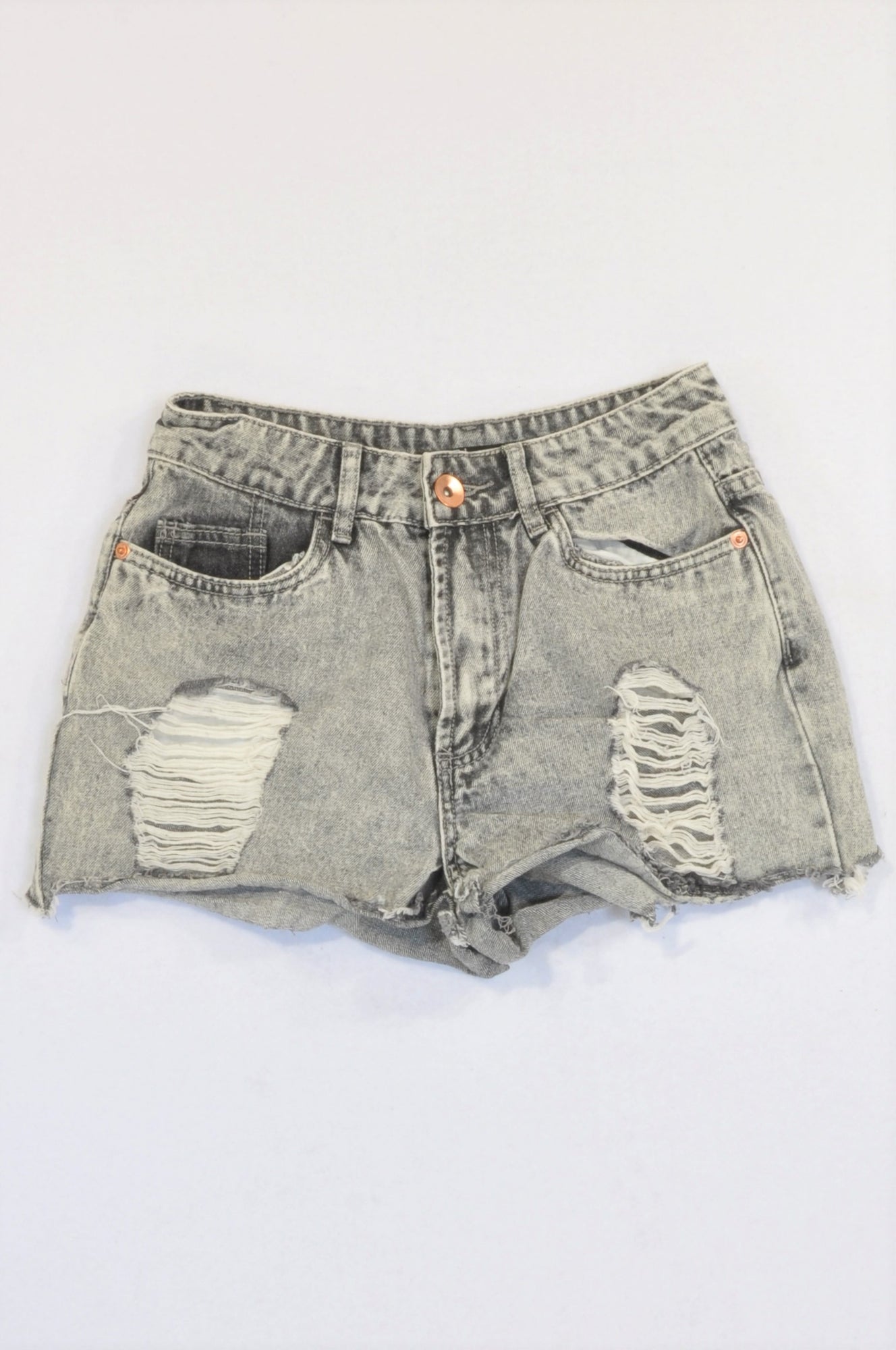 acid wash denim shorts womens