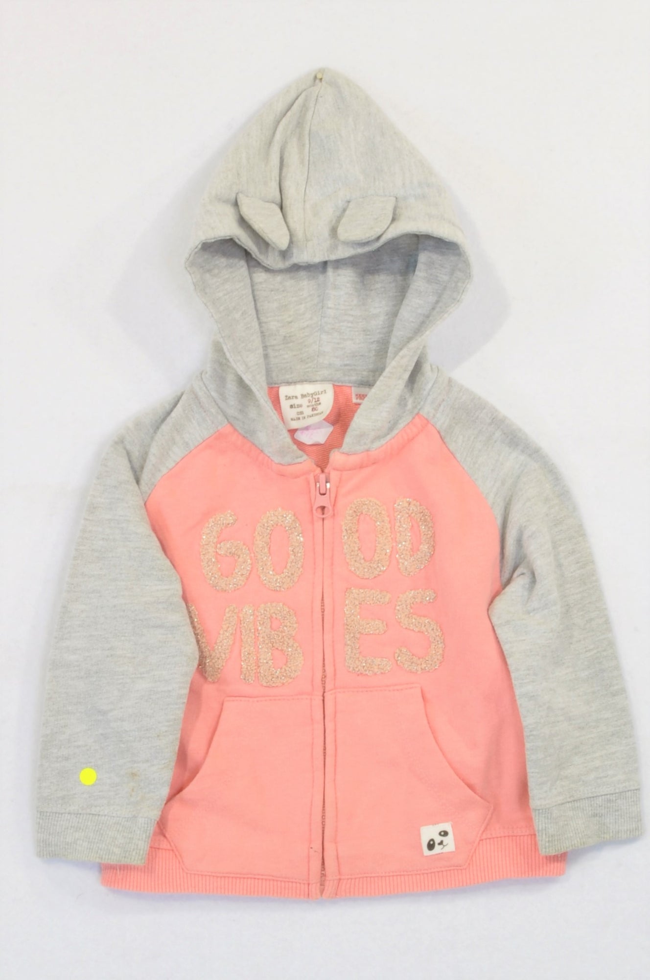 zara pink hoodie