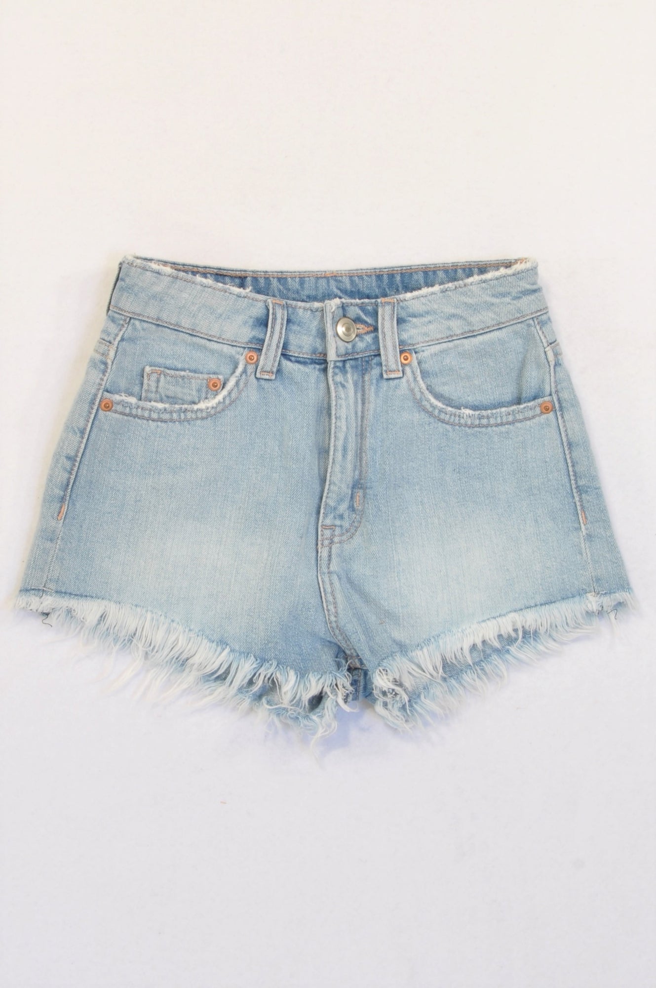 h&m girls denim shorts