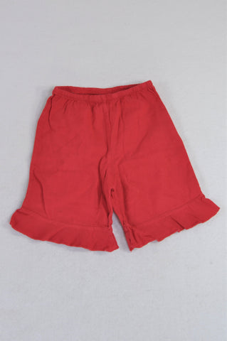 Keedo Red Lightweight Pants Girls 3-6 months