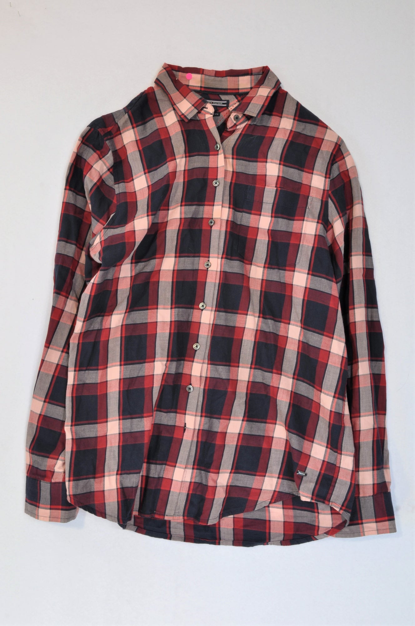 tommy hilfiger women's plaid shirt