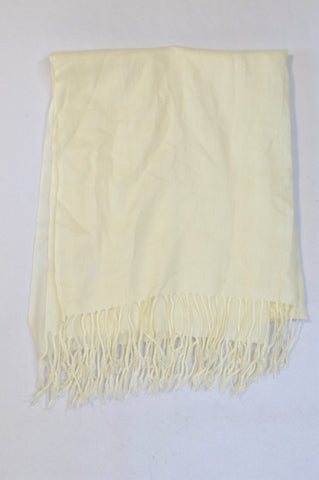 Unbranded Ivory Tassel Scarf Women