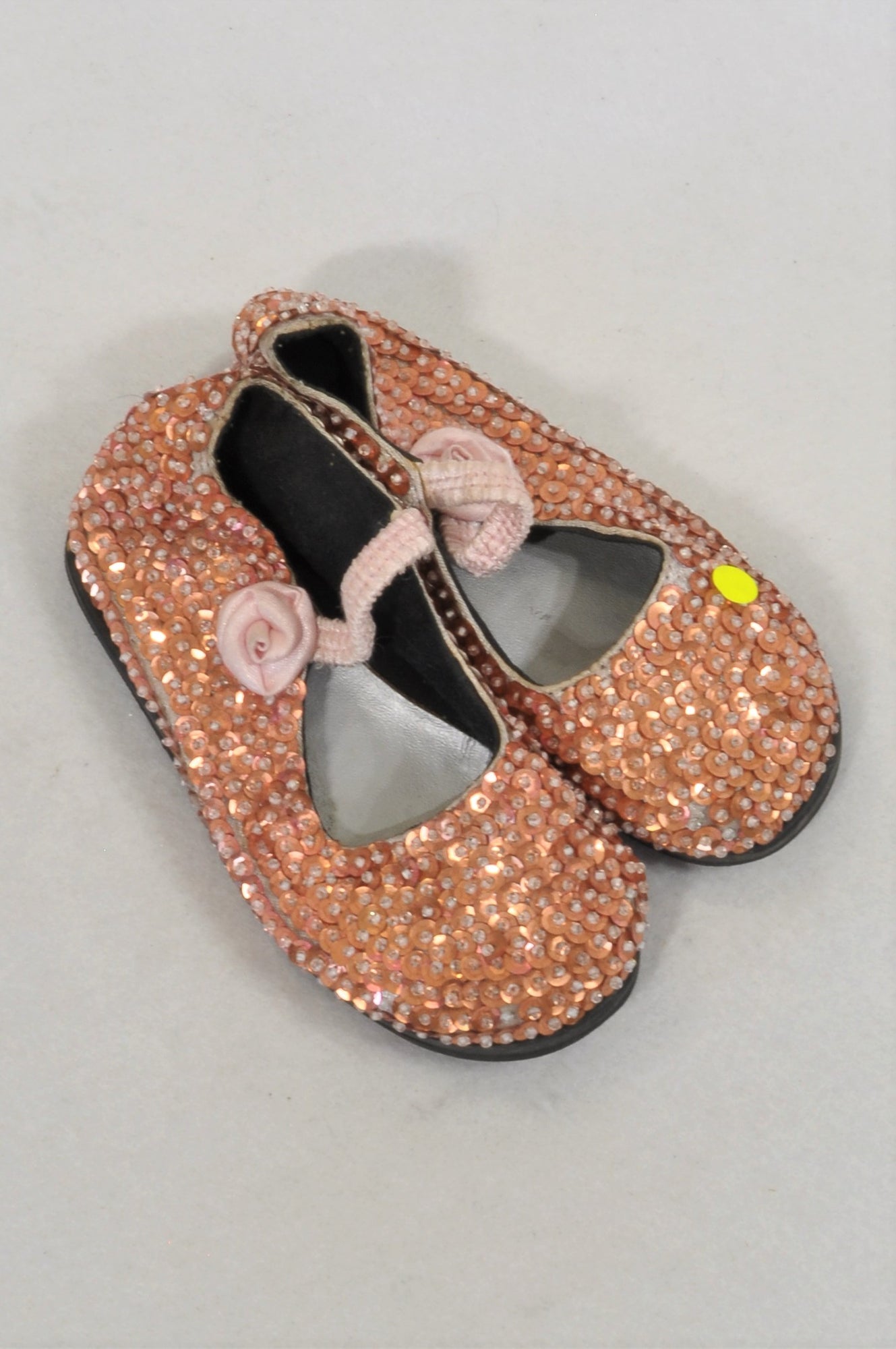 girls gold sequin shoes