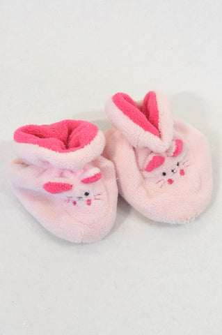 Dual Tone Pink Kitty Slippers Girls 