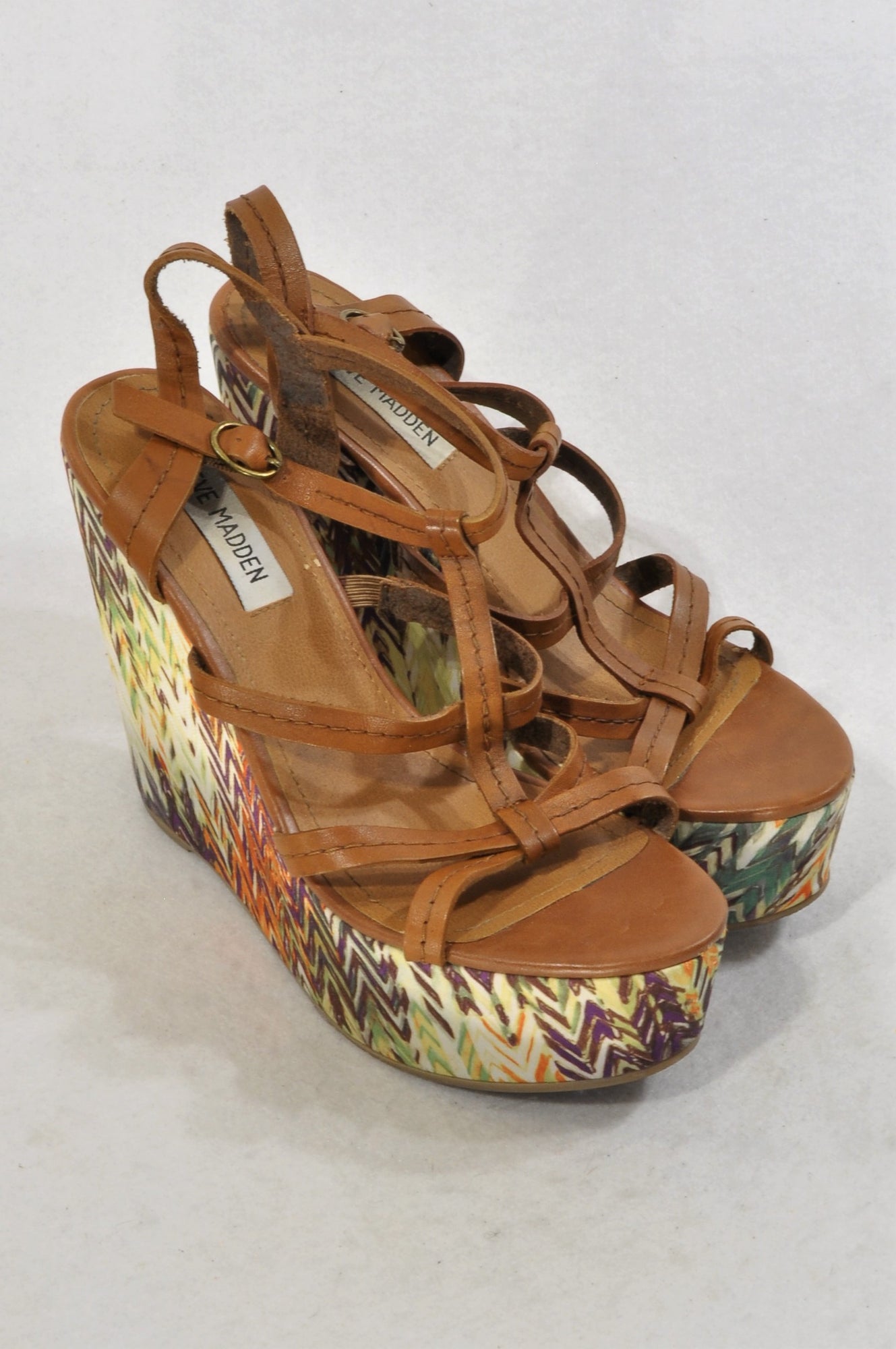 Steve Madden Tribal Wedge Sandals Women 