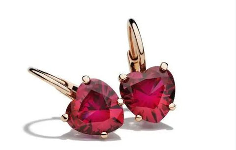Dodo Jewels Heart Earrings