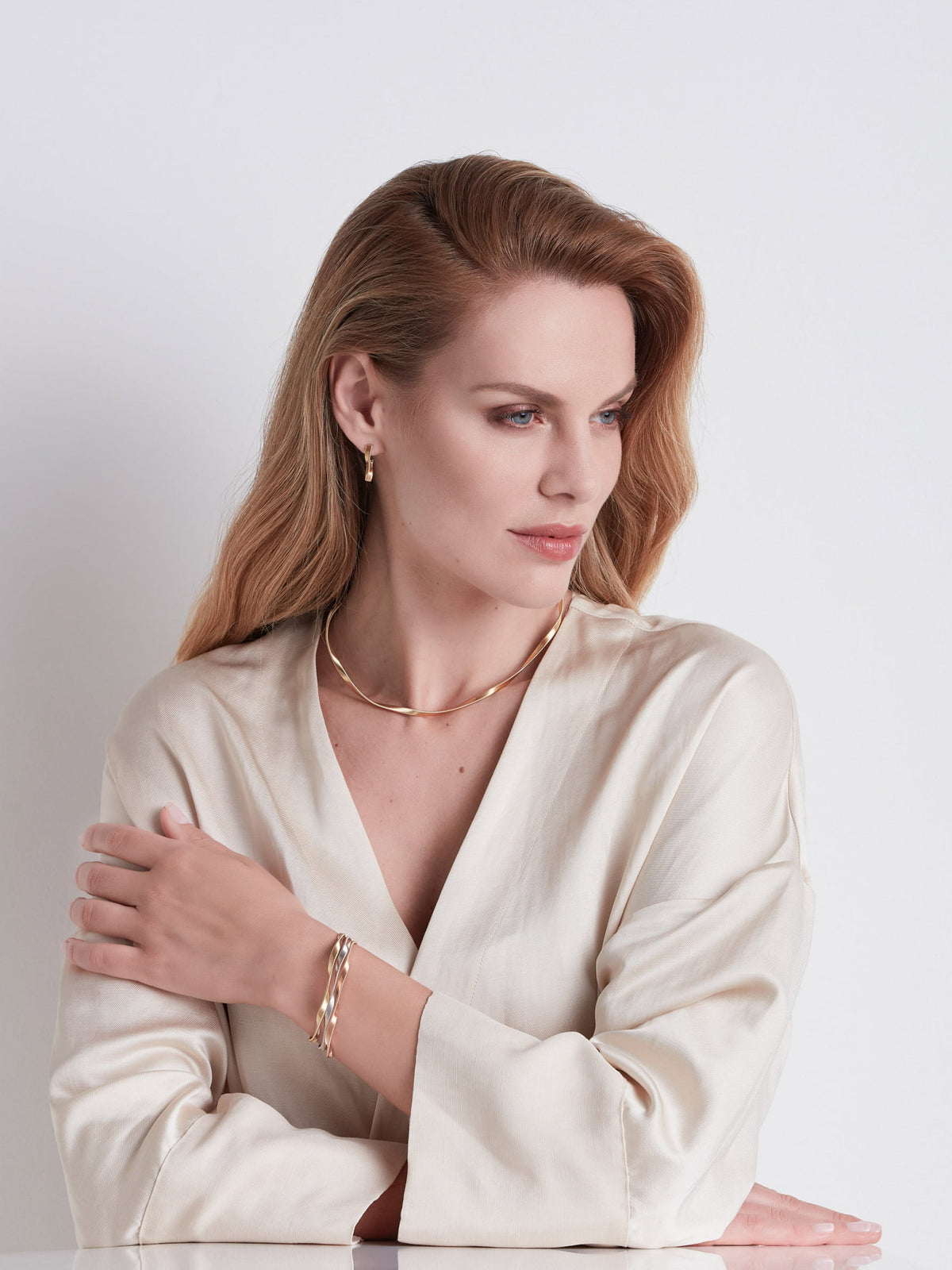 Marrakech Supreme Bracelet in 18kt White Gold Single Strand - Orsini Jewellers NZ