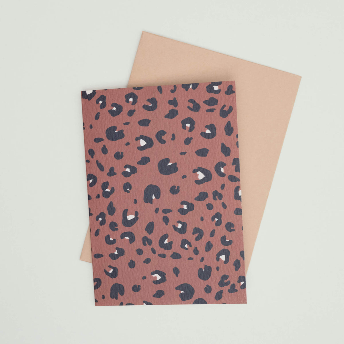 Beautiful quality leopard print greetings card. A blank card for any occasion!