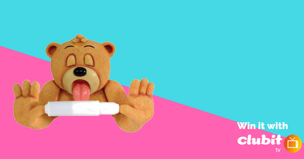 Andre X Bad Taste Bear Collectable Toilet Roll Holder