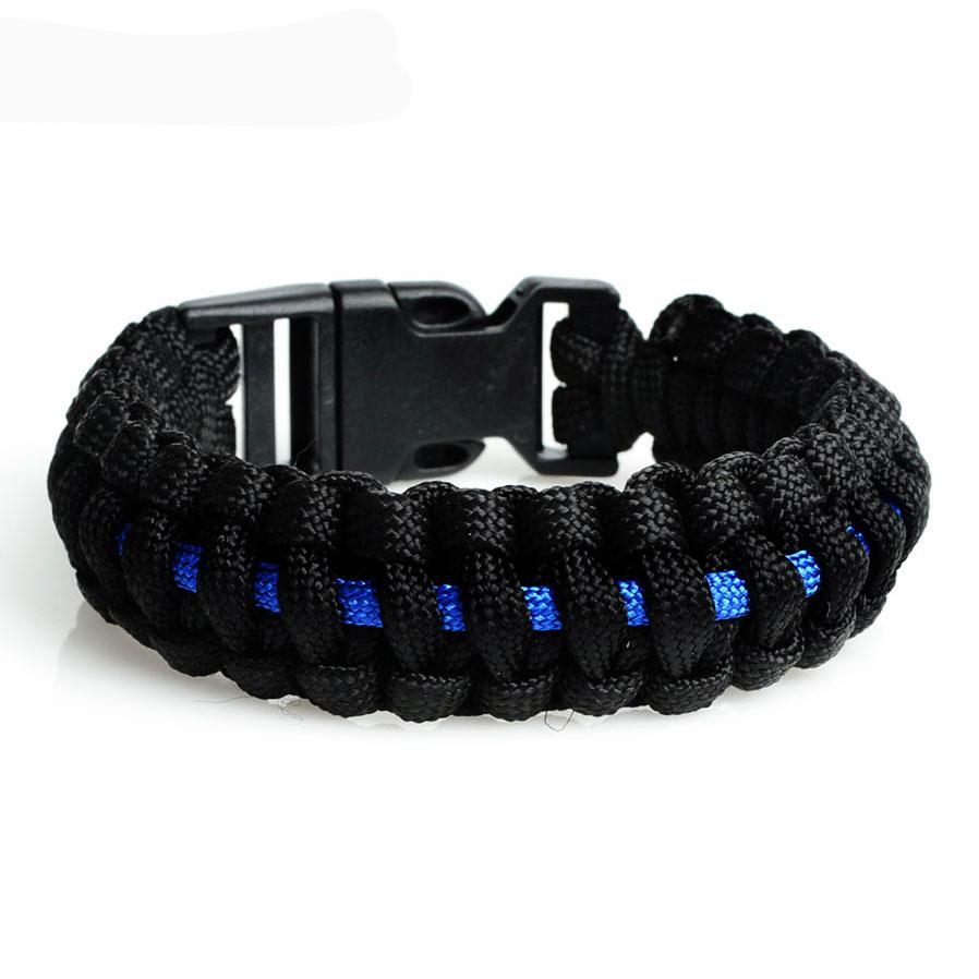 police paracord bracelet