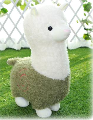 stuffed baby llama