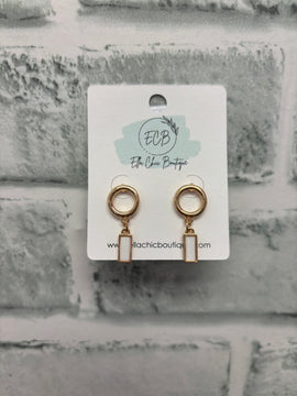 Drop it Gold Earrings (2 Colors)