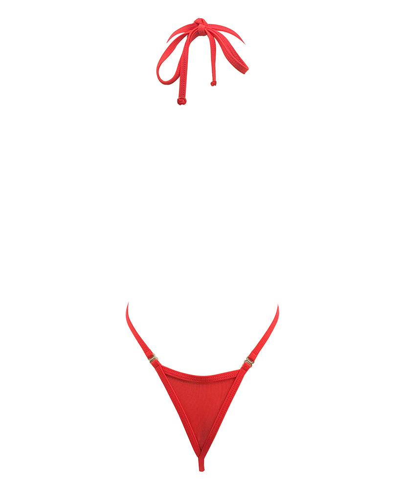 Red Sheer Monokini Bodysuit – SHERRYLO Swimwear