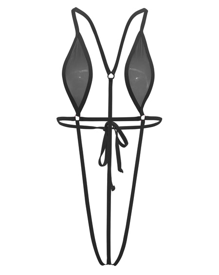 Black Fishnet Wrap Round Bikini G String Bottom – SHERRYLO Swimwear