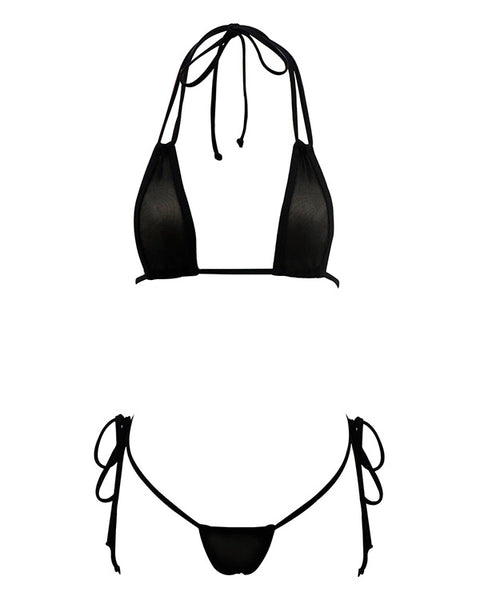 Black See Through Micro Bikini – SHERRYLO Swimwear