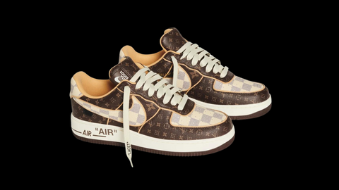 Nike's rare Louis Vuitton Air Force 1 shoes sold for as much as $350,000