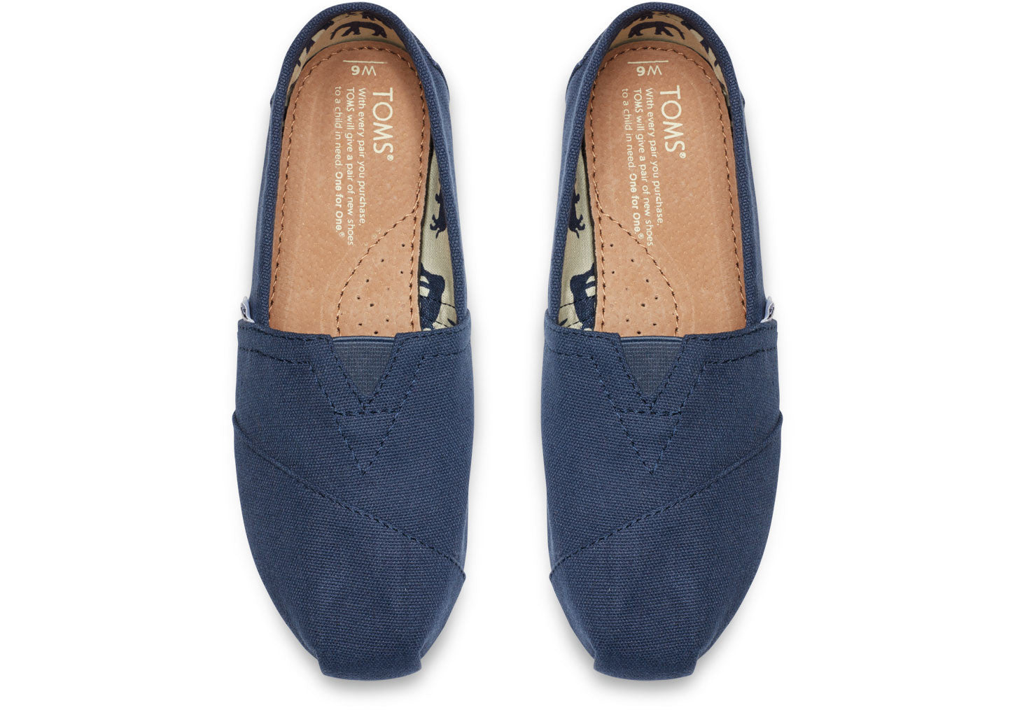 toms classic navy canvas