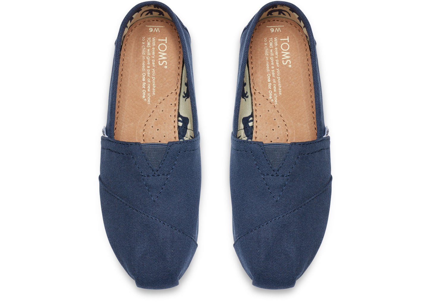 toms navy canvas women's classics