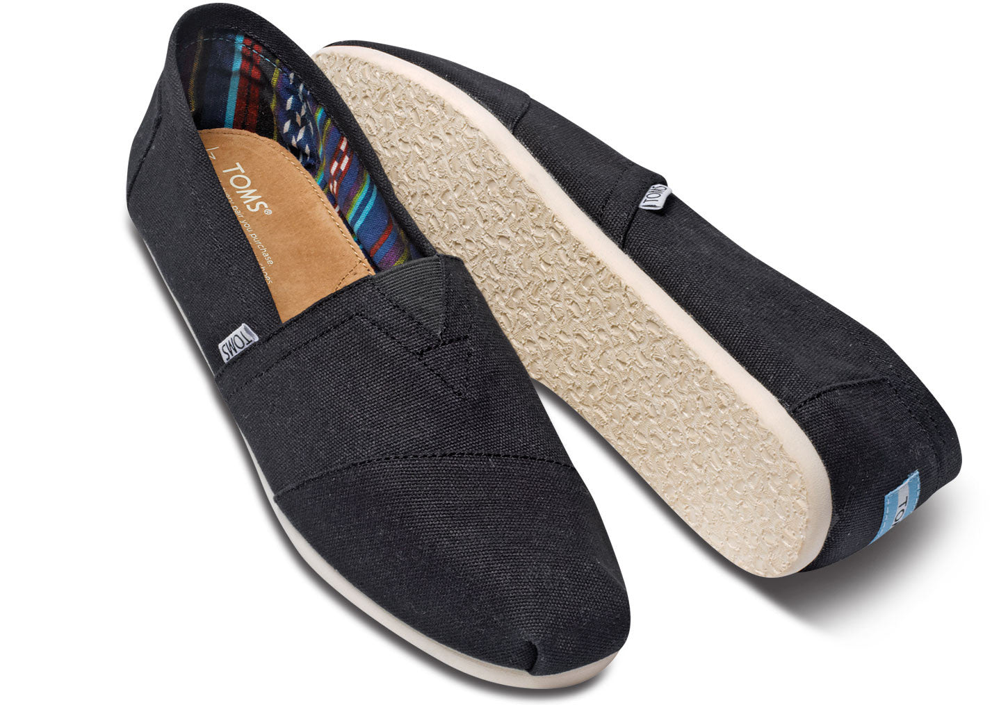 toms classic black canvas