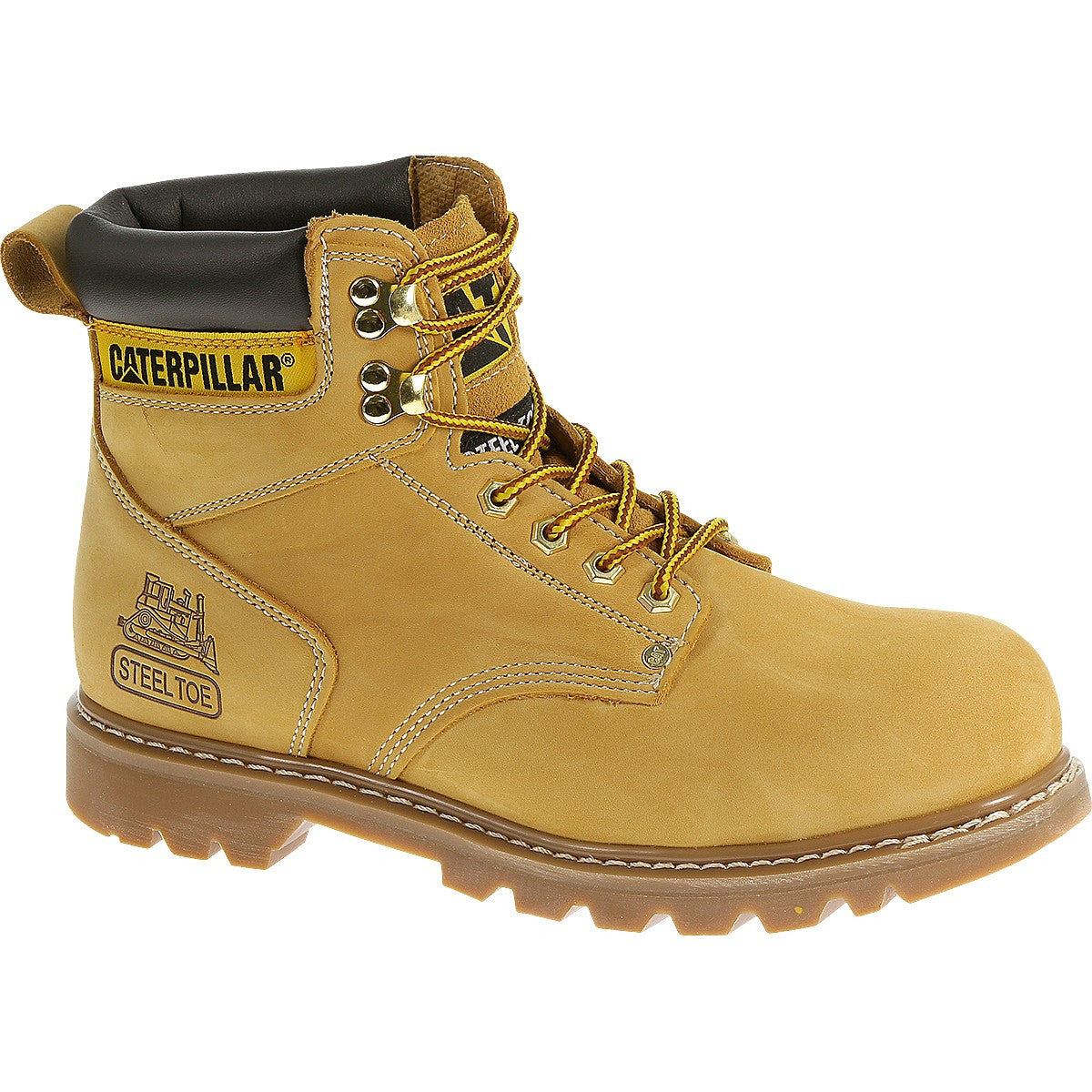 caterpillar steel toe work boots