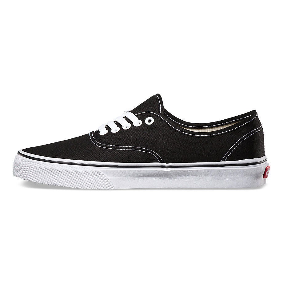 vans authentic black and white mens