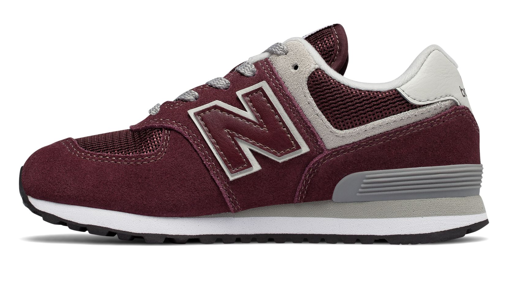 maroon new balance 574