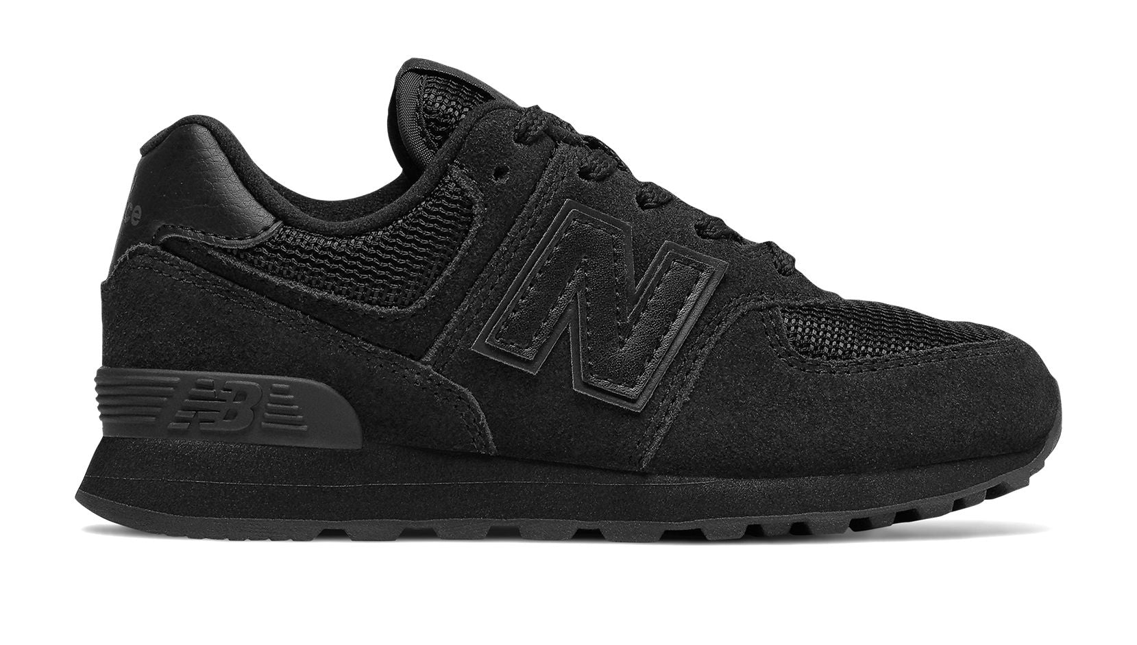 new balance 574 all black