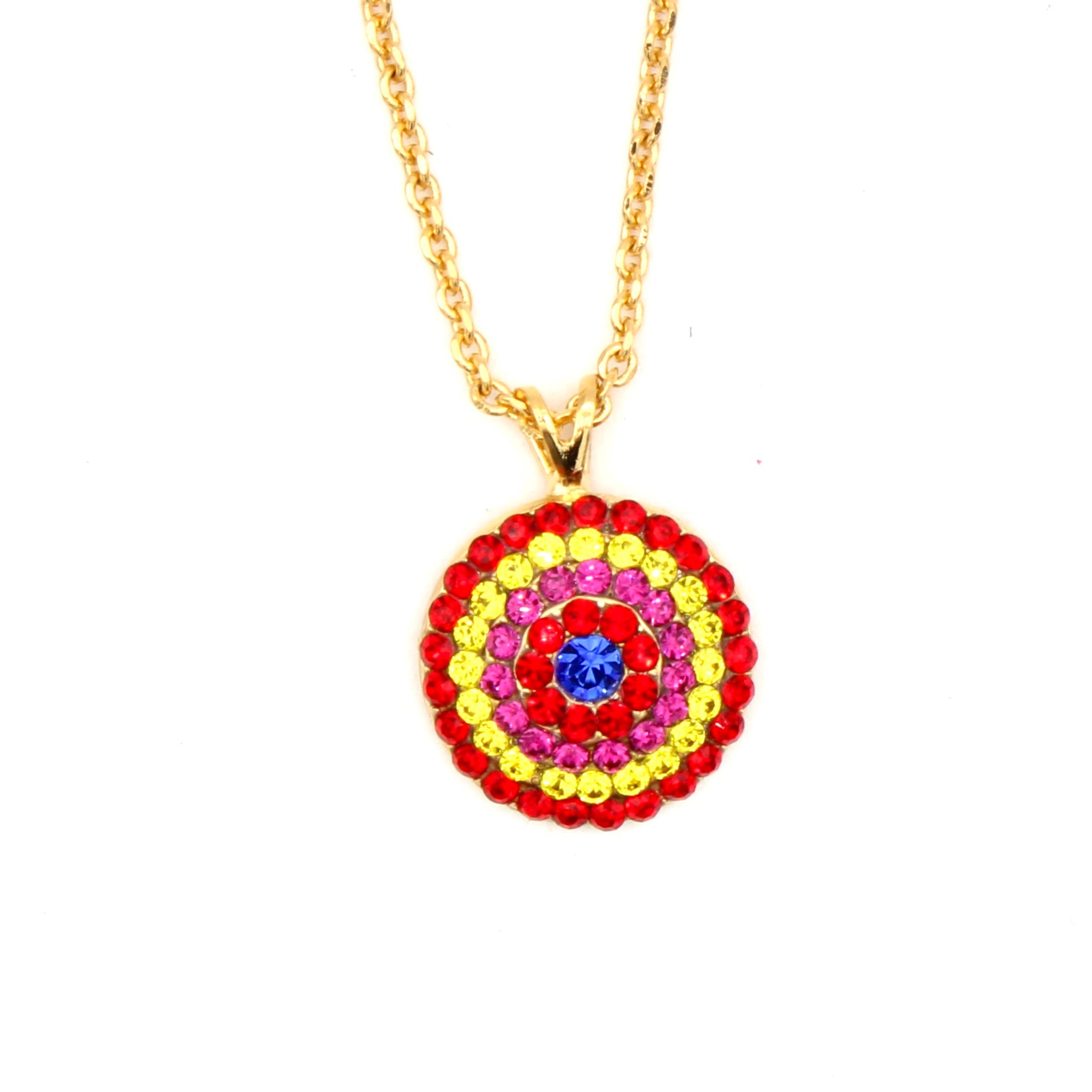 Pretty Woman Extra Luxurious Pave Pendant in Yellow Gold – MaryTyke's