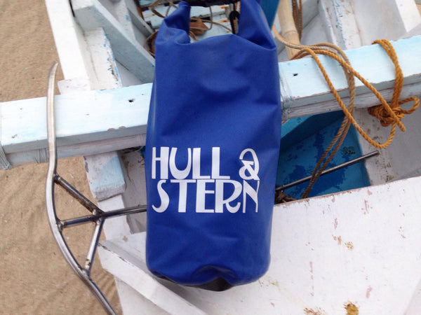 Hull & Stern Adventure Dry Bag Size 10L in Sail Away Blue Classic