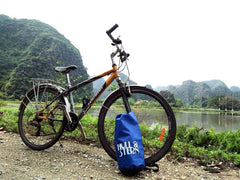 Hull & Stern Dry Bag with Bike in Hanoi, Vietnam