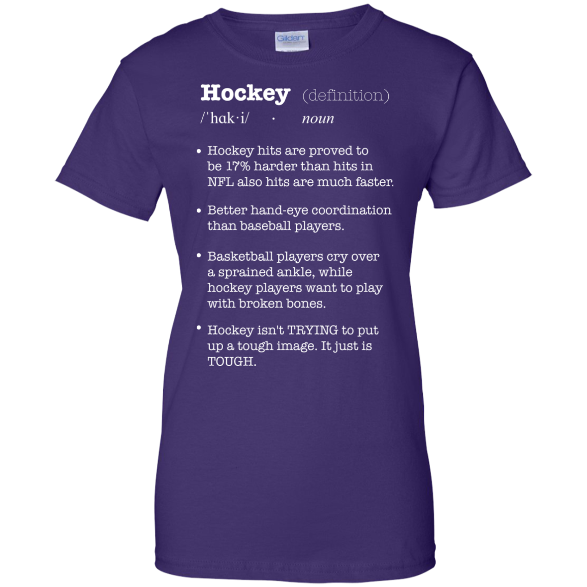hockey definition t shirt