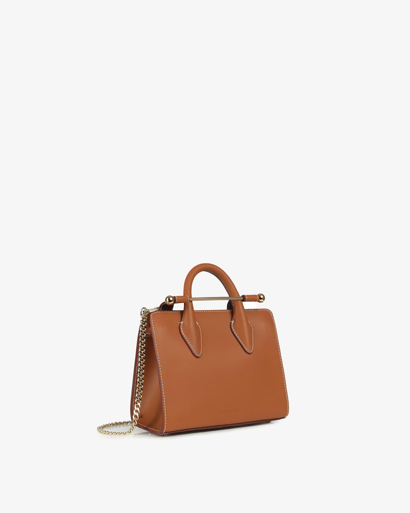 Pre-owned Strathberry Midi Tote Chestnut