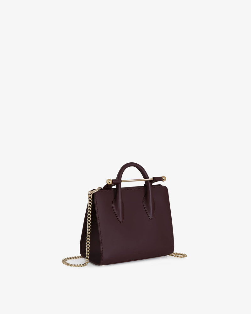 Cross Tote Bag Burgundy