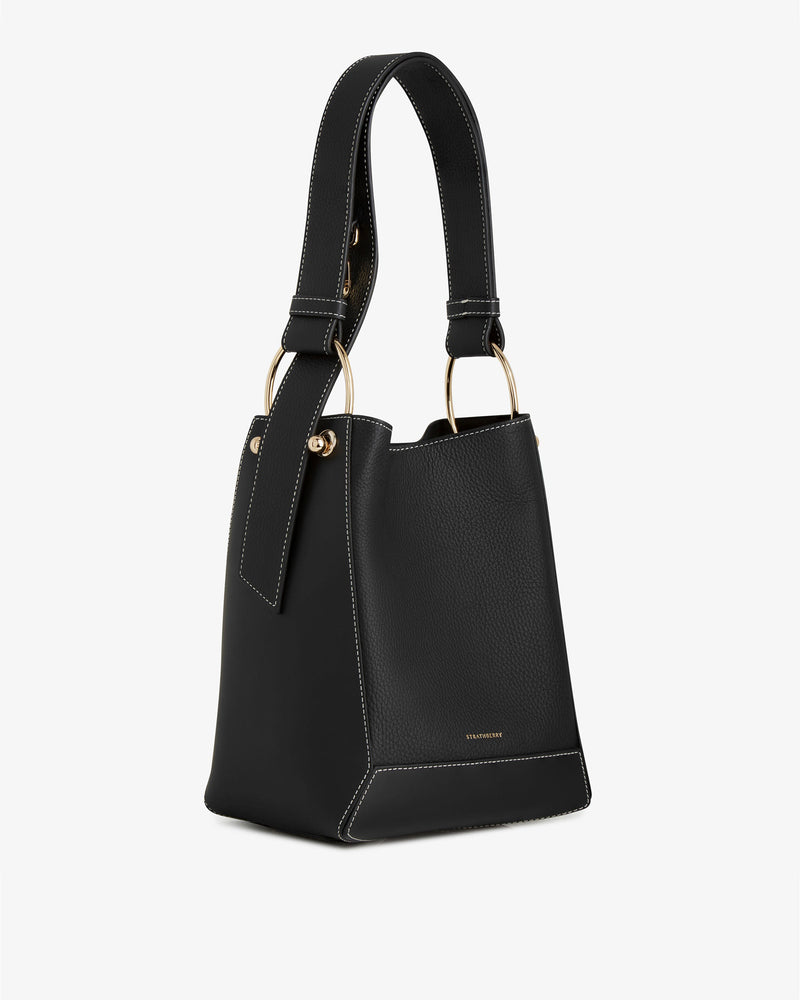 Strathberry Midi Tote Black