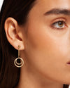 Picture of Circle Drop Earrings