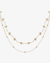 Picture of Crescent Double Chain Necklace
