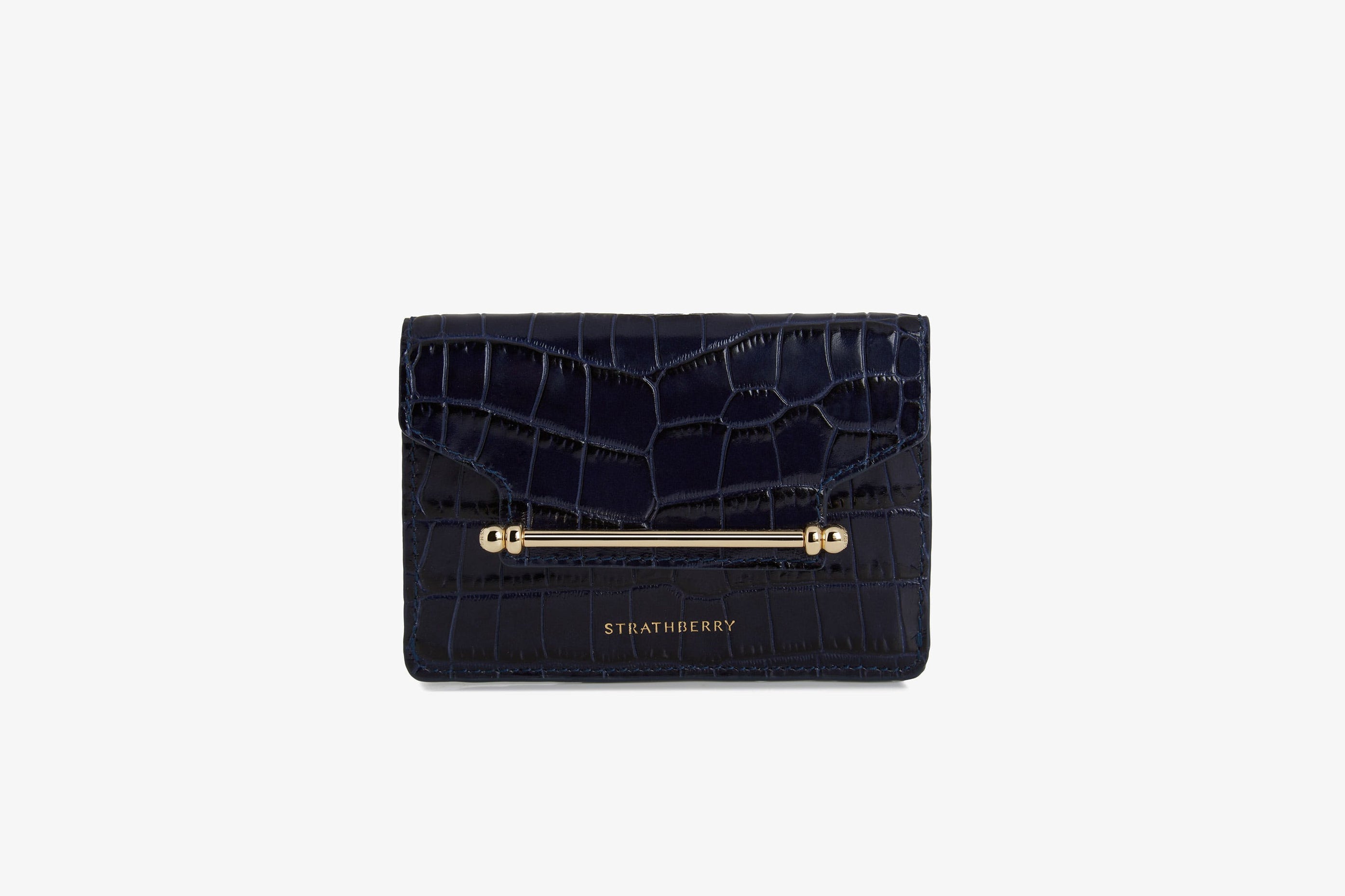 Strathberry - Multrees Compact Wallet - Navy | Strathberry