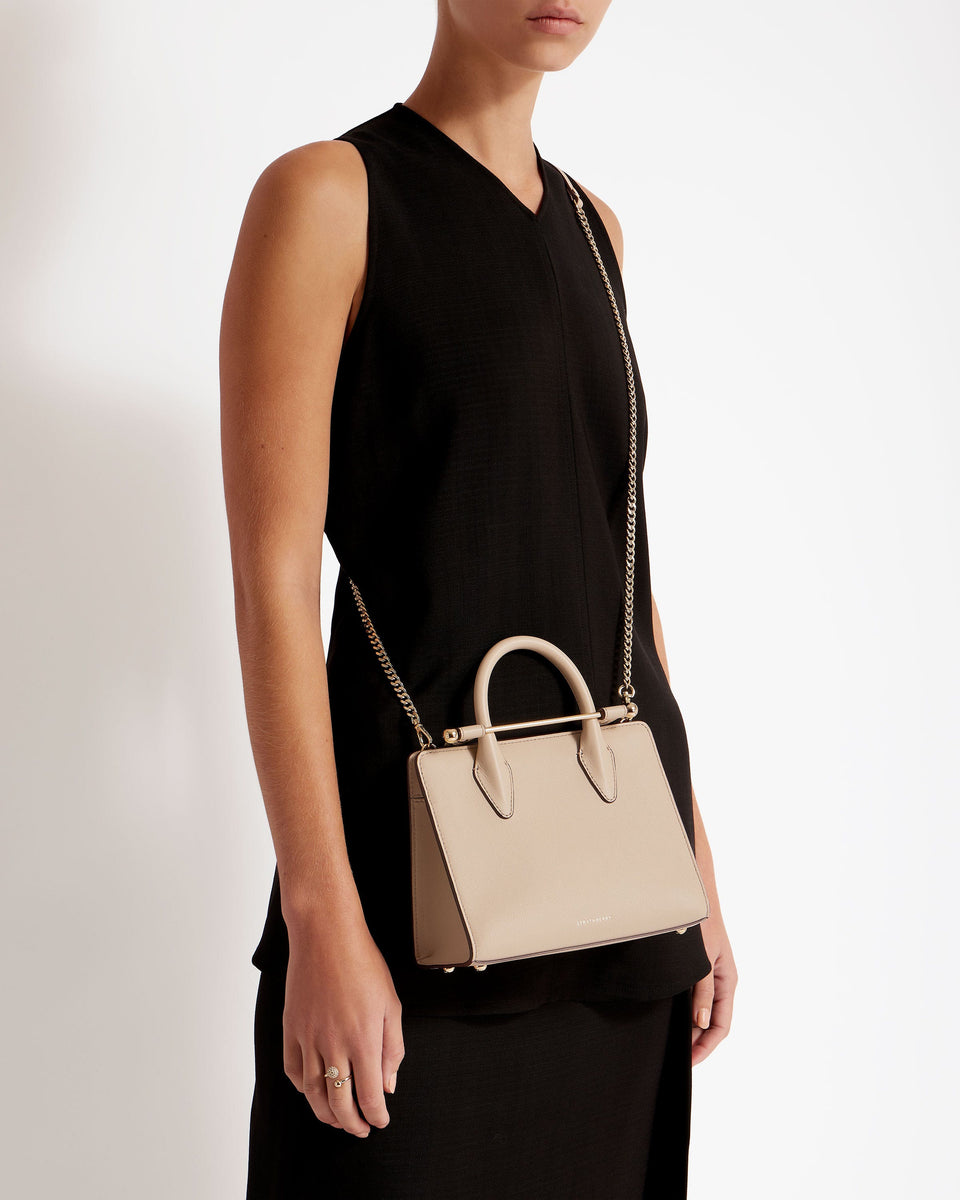 The Strathberry Mini Tote - Oat