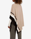 Picture of Pure Cashmere Asymmetric Poncho