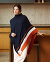 Picture of Pure Cashmere Asymmetric Poncho