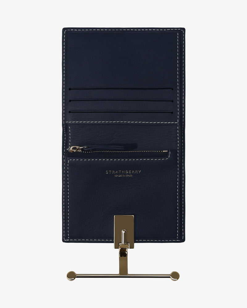 Melville Street Wallet - A true statement piece, the Melville Street Wallet features the instantly recognisable signature Strathberry bar, which functions as a secure lock.