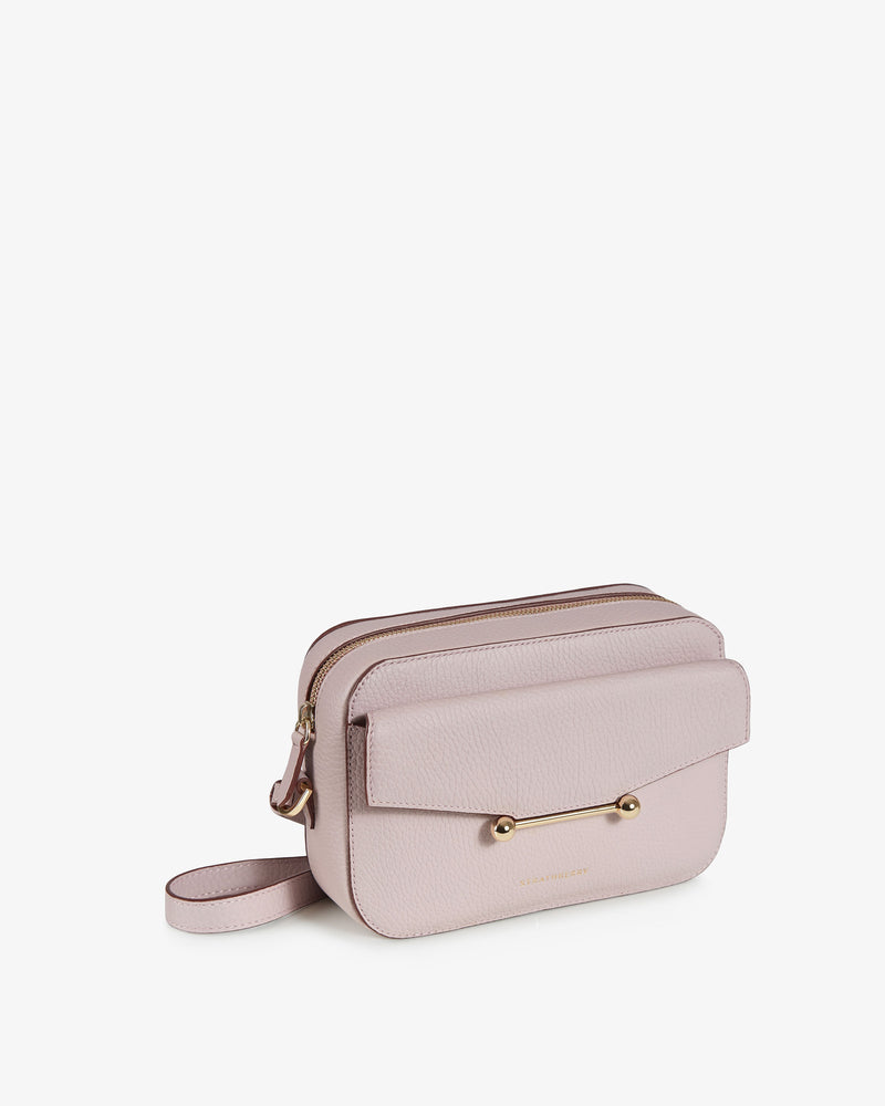 Strathberry Crescent on A Chain Leather Shoulder Bag, Blush Rose, Women's, Handbags & Purses Crossbody Bags & Camera Bags