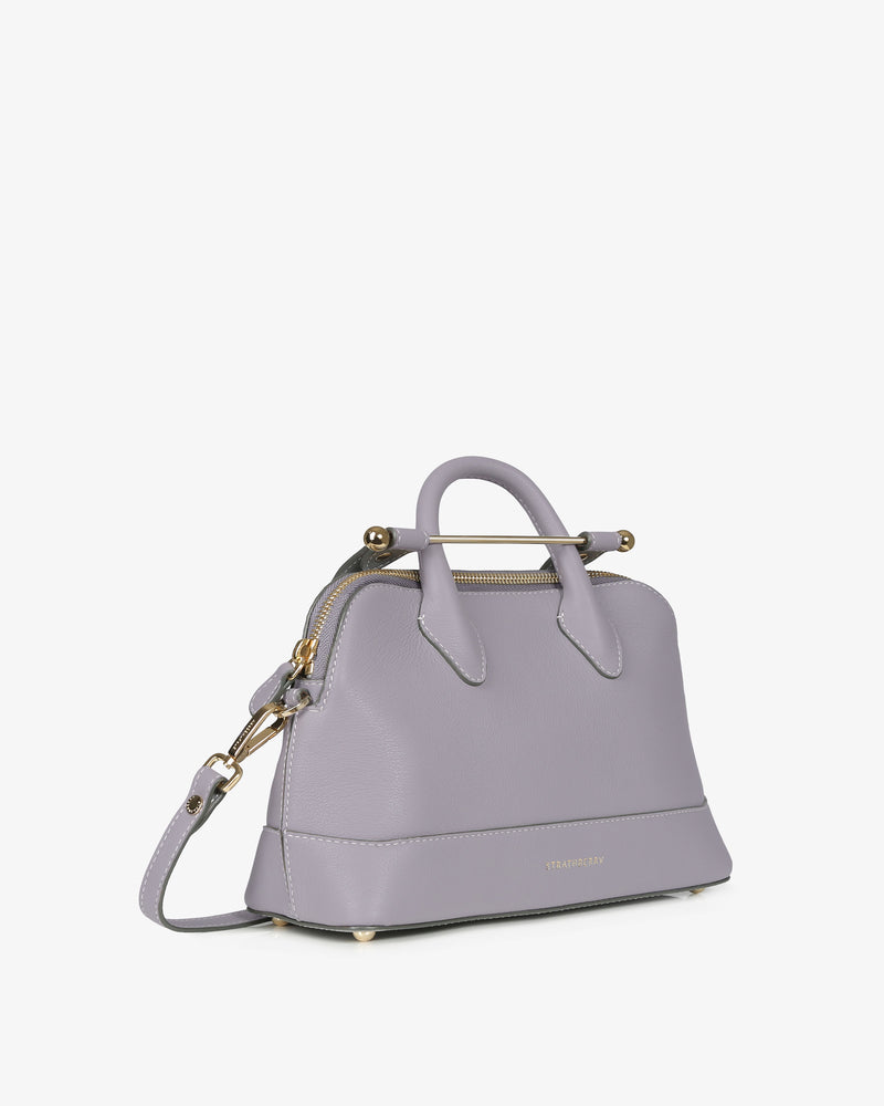 STRATHBERRY Dome Midi Leather Crossbody Bag in 2023