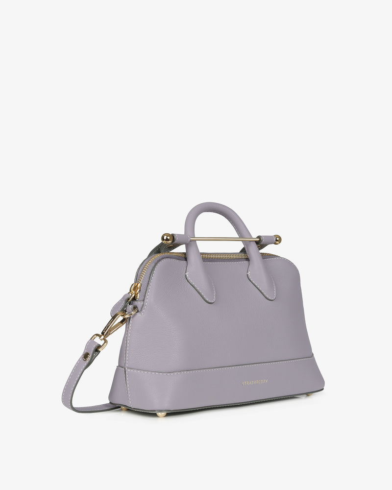 STRATHBERRY Dome Midi Leather Crossbody Bag