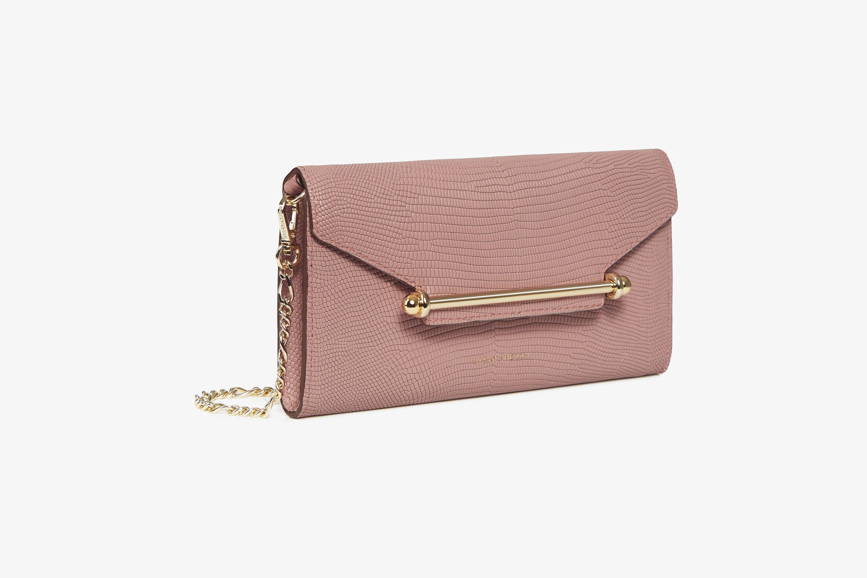 Strathberry - Multrees Chain Wallet - Crossbody Leather Mini Clutch ...