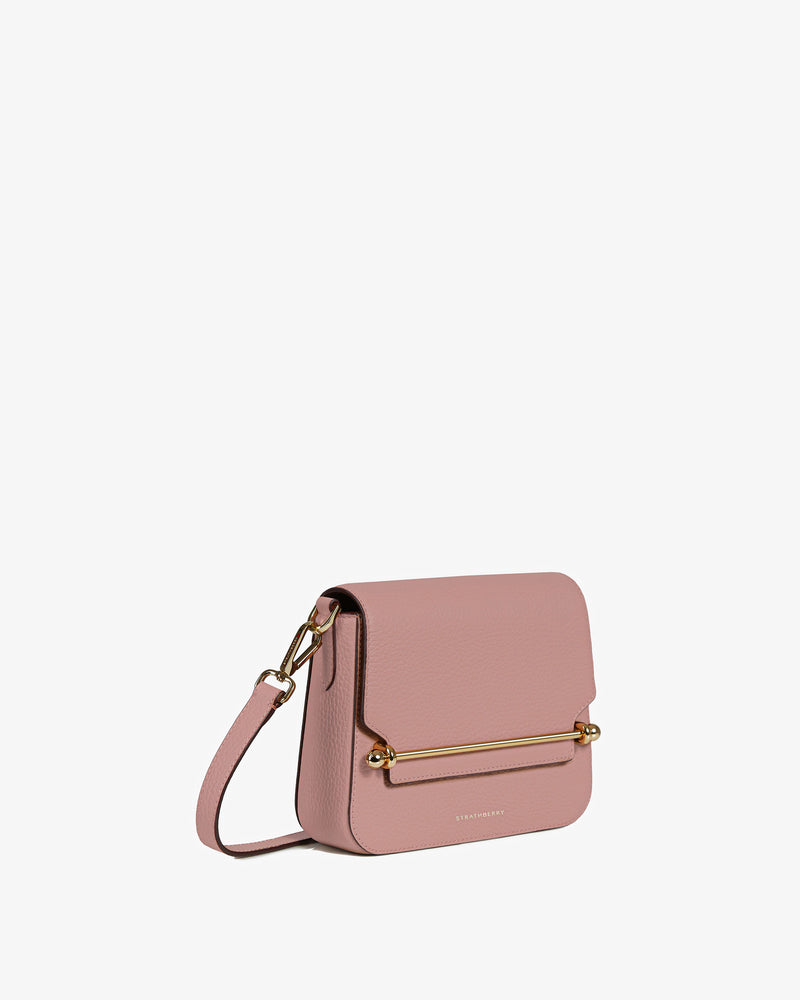 Strathberry East/west Mini Leather Bag in Pink