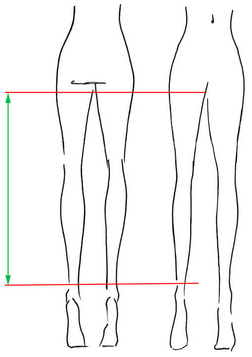 how to measure stockings